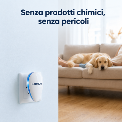 Repellente a ultrasuoni per parassiti