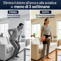 Cintura terapeutica per l’anca 4 in 1