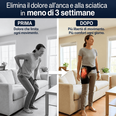 Cintura terapeutica per l’anca 4 in 1