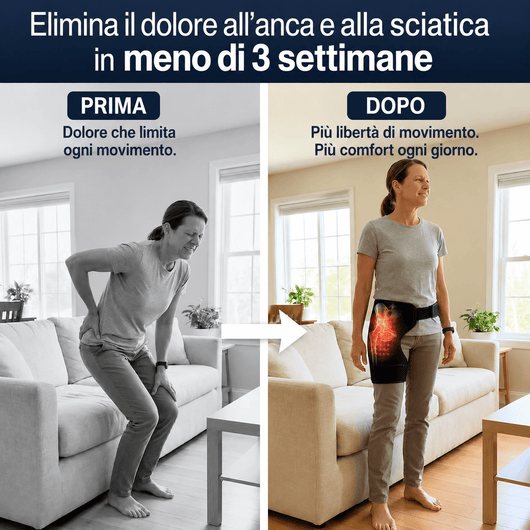 Cintura terapeutica per l’anca 4 in 1