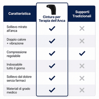 Cintura terapeutica per l’anca 4 in 1